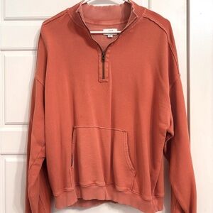 Burnt orange aerie zip up